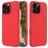 Mobigear Rubber Touch iPhone 16 Pro Max Silicone Back cover - Red