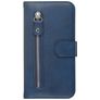 Mobigear Zipper Samsung Galaxy S20 Funda tipo libro Cartera - Azul