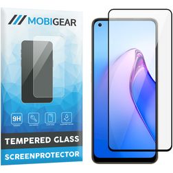 Mobigear Premium OPPO Reno 8 Vidro temperado Película de ecrã - Compatível com capas - Preto