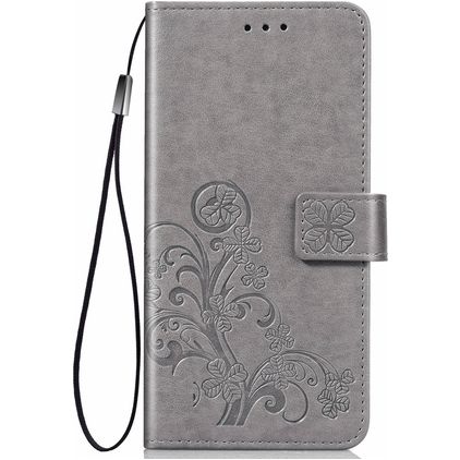 Mobigear Clover Samsung Galaxy S20 Funda tipo libro Cartera - Gris