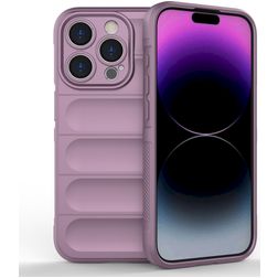 Mobigear Bumpy iPhone 15 Pro TPU flexible Carcasa - Morado
