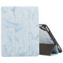 Mobigear Tri-Fold Marble iPad 5 (2017) Plånboksfodral + Pennhållare - Blå