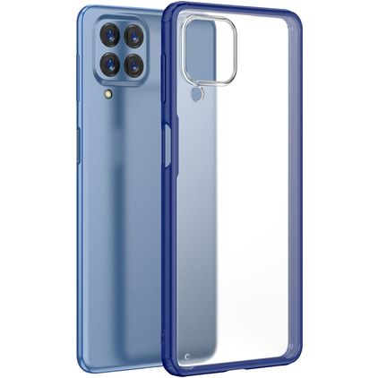 Mobigear Shockproof Samsung Galaxy M53 Plástico rígido Capa traseira - Transparente / Azul