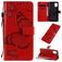 Mobigear Butterfly Samsung Galaxy A31 Plånboksfodral med sedelfack - Röd