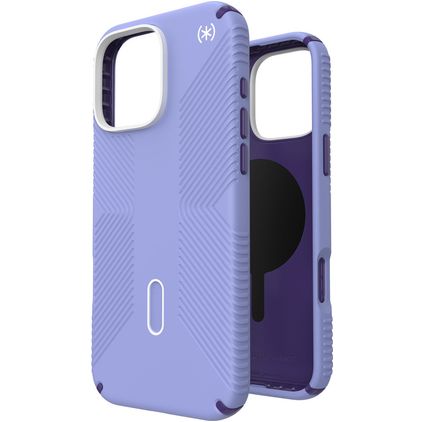 Speck Presidio2 Grip iPhone 16 Pro Max MagSafe Funda Plástico rígido Carcasa Antigolpes - Future Lavender