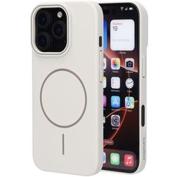 Mobiparts Slim Line iPhone 16 Pro MagSafe Hard Case Back cover - Off White