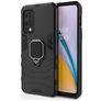 Mobigear Armor Ring OnePlus Nord 2 Hard Case Back cover Shockproof with Ring Holder - Black