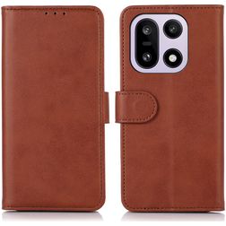 Mobigear Wallet OnePlus 15 Lompakkokotelo + Setelitasku - Ruskea