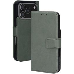 Mobiparts Classic Wallet iPhone 17 Pro MagSafe Plånboksfodral - Stone Green