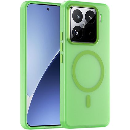Mobigear Shockproof Xiaomi 15 Pro MagSafe Hardcase Back cover - Verde