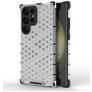Mobigear Honeycomb Samsung Galaxy S24 Ultra Hardcase Back cover Antiurto - Bianco