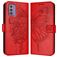 Mobigear Butterfly Nokia G42 Cover a libro portafoglio - Rosso