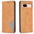 Mobigear Rhombus Slim Google Pixel 8a Funda tipo libro - Coñac