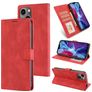 Mobigear Wallet iPhone 14 Etui z klapką typu portfel - Czerwony