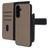 Mobiparts Samsung Galaxy A17 Funda Piel auténtica Funda tipo libro 2 en 1 con carcasa extraíble Cartera - Topo