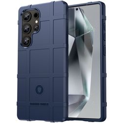 Mobigear Rugged Shield Samsung Galaxy S25 Ultra TPU flexível Capa traseira Antichoque - Azul