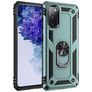 Mobigear Armor Ring Samsung Galaxy S20 FE Funda Plástico rígido Carcasa Antigolpes con anillo - Verde