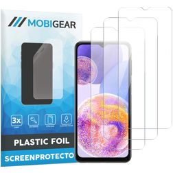 Mobigear Samsung Galaxy A23 Skærmbeskytter Folie - Case Friendly (3-pak)