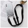 Mobigear Lanyard iPhone 13 Pro TPU flexível Capa com cordão - Preto