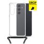 My Style Loop Transparente Samsung Galaxy S26 FE TPU flexível Capa com cordão - Transparente