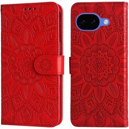 Mobigear Sunflower Google Pixel 10a Plånboksfodral med sedelfack - Röd