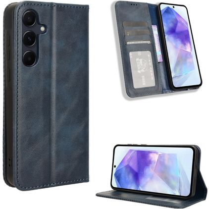 Mobigear Sensation Samsung Galaxy A35 Capa livro Carteira - Azul