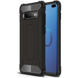 Mobigear Outdoor Samsung Galaxy S10 Plus Tvrdý plast Zadní kryt odolný proti nárazům - Černá