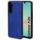 Mobiparts Classic Samsung Galaxy A26 MagSafe TPU / Leatherette Back cover - Sapphire Blue