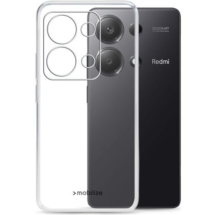 Mobilize Gelly Gennemsigtig POCO M6 Pro Fleksibel TPU Bagsidecover - Gennemsigtig