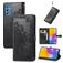 Mobigear Mandala Samsung Galaxy M52 Lompakkokotelo + Setelitasku - Musta