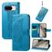 Mobigear Butterfly Google Pixel 8 Etui z klapką typu portfel - Niebieski