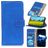 Mobigear Croco Samsung Galaxy A52 Wallet case - Blue