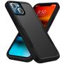 Mobigear Heavy Armor iPhone 14 Plus Plástico rígido Capa traseira Antichoque - Preto