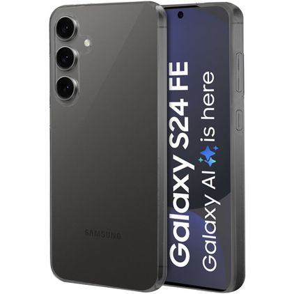 Mobiparts Classic Gennemsigtig Samsung Galaxy S24 FE Fleksibel TPU Bagsidecover - Gennemsigtig
