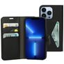 Mobiparts Classic Wallet iPhone 13 Pro Funda tipo libro Cartera - Negro