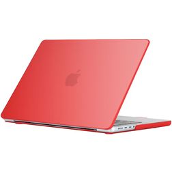 Mobigear Glossy MacBook Pro 16 cali (2021-2026) Etui Hardshell - Obudowa ochronna na laptopa MacBook - Czerwony - Model A2485 / A2780 / A2991 / A3186 / A3428 / A3429