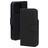 Mobiparts Wallet iPhone 16 Pro MagSafe Piel auténtica Funda tipo libro Cartera - Negro