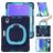 Mobigear RingGuard iPad Mini 6 (2021) Plastica rigida / Silicone Back cover + Portapenna + Tracolla + Supporto - Blu