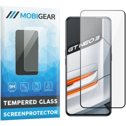 Mobigear Premium Realme GT Neo 3 Cristal templado Protector de pantalla - Compatible con fundas - Negro