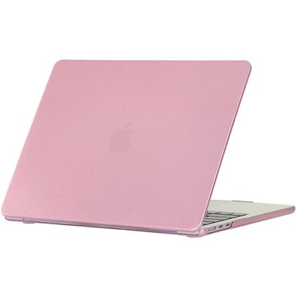 Mobigear Metallic MacBook Air 15 polegadas (2023-2026) Capa rígida para MacBook - Rosa dourado - Modelo A2941 / A3114 / A3241 / A3448
