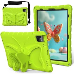 Mobigear Butterfly iPad Air 11 pollici (2026) Schiuma EVA Back cover + Tracolla + Supporto - Verde