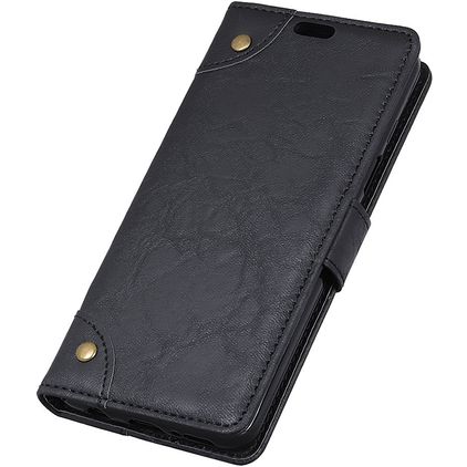 Mobigear Ranch Motorola One Power Pungetui med Seddelrum - Sort
