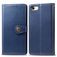 Mobigear Snap Button iPhone 7 Cover a libro portafoglio - Blu