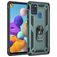 Mobigear Armor Ring Samsung Galaxy A21s Plástico rígido Capa traseira Antichoque com anel - Verde