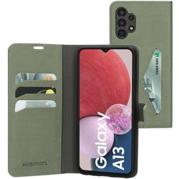 Mobiparts Classic Wallet Samsung Galaxy A13 4G Wallet case - Stone Green