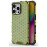 Mobigear Honeycomb iPhone 16 Pro Hard Case Back cover Shockproof - Green