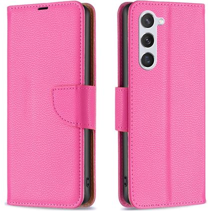 Mobigear Excellent Samsung Galaxy S23 Lompakkokotelo + Setelitasku - Magenta