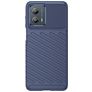 Mobigear Groove Motorola Moto G53 5G TPU flexível Capa traseira - Azul