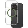 CARE by PanzerGlass Urban Combat iPhone 16 Pro MagSafe Kova Suojakuori - Läpinäkyvä / Vihreä
