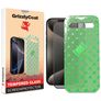 GrizzlyCoat Easy Align AntiSpy iPhone 15 Pro Glas Skærmbeskytter Privacy - Case Friendly + Monteringsramme - Sort